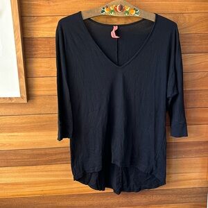 Float Black Tunic Blouse